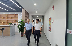 【天玺新闻】市委常委、常务副市长钱志福到昆仑天玺、产业基地考察调研